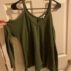 IRIS- open shoulder sweater